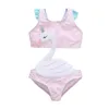 Toddler Infant Baby Girls Swimwear Ice Cream Swimsuit Swimming Beach Bathing Bikini Cute Summer OnePiece Overall 240415