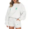 Suisses de survêtement pour femmes Designer à sweats à capuche blancs sets Foxs Sweat à capuche deux pièces 2 pièces Sports de sport survêtement