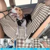 犬のキャリアカーシートカバーリアバックマットスクラッチプロテクター折りたたみ式ヘビーデューティペット旅行ハンモック車用トラックSUVS