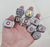 2020 Hurtowa 9pcs Ohio State Buckeyes National Championship Ring Zestaw Solid Men Fan Brithday Gift Hurtowa wysyłka 7174226