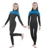 Wetsuit in neoprene da 25 mm per bambini costume da bagno completa termica giovane surf subacqueo immersioni subacquea sottomarino set da spiaggia spessa spiaggia 240409