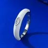 Les anneaux de cluster S925 en argent peuvent être empilés et usés en anneau assorti.Style Instagram européen américain