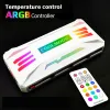 Contrôle Coolmoon Argb Controller 4pin PWM 5V 3pin Argb Refroidir venti