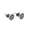 Boucles d'oreilles étalon yizizai vintage punk fleur de fleur de fleur 925 argent sterling pour femmes bijoux girl cadeau