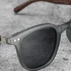 Sonnenbrille Frauen Mode Retro Holzkorn polarisierte Anti-UV-Brillen Radfahren im Freien Straßenprographie