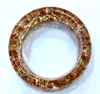 Bangle Certified %100 Natural Mexico Sky Yellow Amber Bracelet 59-60mm
