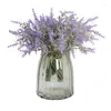 Simulazione di fiori decorativi Simulazione della lavanda fiore Stile Pastorale Provenza Giardinaggio del matrimonio Decorazione fatta per giardini fatti a mano