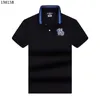 Knapp upp skjorta män designers mens polos skalle kanin tshirt galna psykologiska kaninhemd kanin högkvalitativ polo krage kortärmad skjorta kemis homme