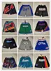 Basketballhosen Lakers / Nets / Celtics bestickte Magic Pocket Shorts