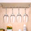 Kitchen Storage 27/35/55cm Wall Mount Wine Glass Racks Under Cabinet Hanger Organizer Convenience Hanging Stemware Holder For