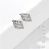 Korea Design -Strass -Clip auf Ohrringen kein Loch Frauen Einfacher eleganter Stil Ohrmanschette Braut Hochzeitsfeier Ohrringe Schmuck AB173