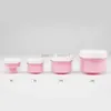 Storage Bottles 30g 50g 100g 150g Plastic Pink Cosmetic Cream Jar With Lids Powder Container Bottle Package F972