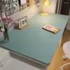 Table Cloth D21eye Protection Desk Mat Student Leather Solid Color Coffee Oil-proof Study Computer