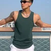 Heren tanktops zomer mannen vest streep gym top 2024 fitness mouwloos shirt mannelijke oefening sport sporten onder bodybuilding kleding