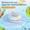 Tvättar Hushållens frukt- och vegetabiliska tvättmaskin Små bärbar USB -laddning Stark för att ta bort restreningingredienser