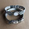 Link Bracelets Sublimation Blank Ross Heart Stainless Steel Transfer Printing Bracelet Consumables 10pcs/lot