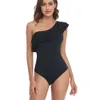 Bikini Colore Solido Sullo Sullo Studio a Swim Swim per le donne