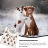 Одежда для собак щенка для маленьких собак аксессуары для мыса с узорами медведя зима невидимыми
