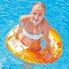 Orecchini anello di nuoto iiadibile roossin per bambini galleggianti da piscina per adulti donne che nuotano per piscina giocattoli da nuoto per la festa della spiaggia