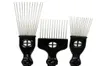 Brushes Black Plast Handle Brush Stianless Steel Wide Teeth Metal Hair Pick Afro Comb With Fist Rueqb Yo4Nq6702076