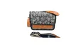 Tus La Rue Audree Crossbody Bag designer Kvinnor Solid Leather Flap Magnetic Button Handväska svart vit rosa handväska axelväskor Väskor Cross Body