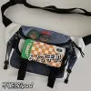 Paketler Japon crossbody çanta erkek Koreli unisex kız öğrenci göğüs çantası hong kong tarzı retro bel çantası