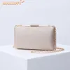 Waist Bags 2024 Women Evening Clutch Bag Sequin Female Crystal Day Wedding Purse Party Banquet Black/Gold Silver