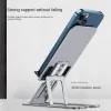 Stands Universal Phone Holder för iPhone 12 11 X Pro Max Metal Foldble Phone Stand Soporte Movil Support Smartphone Tablet