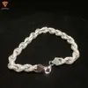 Aangepaste nieuwe stijl Hip Hop Chain 925 SILVERE HAND INVAAR MOISSANITE DIAMANT TOUNT BRACKET LUXE SIERAME VOOR MEN