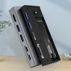 Typec Docking Station M.2 2 개의 프로토콜 4K HDMIC AMPATIVE PD100W USB3.2 10GBPS 랩탑 변환 용 USB 어댑터 240419