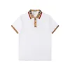 Italië 2024 Luxe heren Polo shirts zomerse modemerken Designer Polos Shirt Men Designer Embroidery Short Sleeve Tees#180