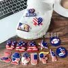 Anime charmes en gros de souvenirs d'enfance américains Us Independent Day Funny Gift Cartoon Charmes Accessoires de chaussures PVC Décoration Boucle douce