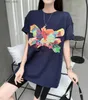 Womens Plus Size TShirt Womens Plus Size TShirt T Plus Size Shirt Cotton Summer Fashion Mens T Shirts Woman And Man Tops Letter Printed Mens Women Clot Y240420 D21A