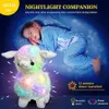 30 cm Light Up Lamb White Lend Animaux en peluche moutons Soft Plux Toy Birthday Goat Oreiller de Pâques Cadeau de Pâques pour les enfants 240419