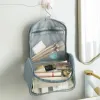 Fall Portable Travel Cosmetic Bag Waterproof Makeup Organizer Dragkedja Tvättbar stor kapacitet Transparent för flickor som reser