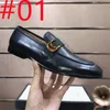 63 Model Top Luxe Men Dress Shoes Glip op Italiaanse mannen Designer Loafers Schoenen Bruin Zwart Zacht Soft Real Leather Handmade Business Formal Shoes Maat 6-12