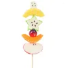 Decoración de fiestas Realista fruta azucarera halcones artificiales confitados para la pografía accesorios de cumpleaños decortions d08d