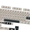 Combos PBT KeyCap Japanese White Black KeyCaps Cherry Profile 5 Ansiktsfärgning Subbed för mekaniskt tangentbord GH60 GK61 Cherry MX Switch