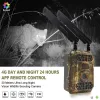 Telecamere per pista da caccia 4g trappole fotografiche GSM MMS GPRS Wild Camera Traps 16MP HD 940nm IR Hunting Camera da caccia Waterproof Scouting Camter