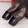 Zapatos casuales hombre oxfords genuino cuero de cuero negocio holgazanería