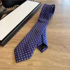 Boyun bağları Erkek tasarımcı kravat çizgili baskı mektubu g moda lüks iş eğlence ipek kravat kutu acelet ile