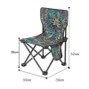 Tillbehör Portable Camping Chair Strong Loadbearing Capacity Foldbar fiskestol Outdoor Picnic Tourism Travel Stool Garden Möbler