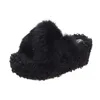 Slippers Fall / Hiver 2024 Version coréenne de la plate-forme Mao Plus Coton Cotton Haut-talons Chaussures en gros.