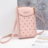 Evening Bags Women Wallet PU Leather Shoulder Bag Flower Print Straps Mobile Phone Big Card Holders Handbag Pockets Girls