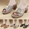 Sandaler Luxury Woman Sandal Sweet Summer Outer Women's Fashion Foreign Trade Large Size Wedge Shoes Beach For Women 2024