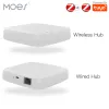 Contrôle Moes Tuya Zigbee Smart Gateway Hub Smart Home Bridge Smart Life App Remote Wireless Controller travaille avec Alexa Google Home