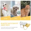 Dog Apparel 2 Pcs Pet Shower Cap Kitten Bath Caps Household Hats Tab Polyester Puppy Accessory Portable