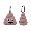 1PC PET POOP BAG SHIT-SHAPED DOG CAT WAST PAGS PORTABLE DOG POOP Dispenser Holder Pets Pets Cleaning Products For Outdoor Pets