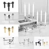 Candle Holders Gold Luxury Metal Holder Modern Nordic Candlestick Table Centerpieces Ornament Living Room Decoration