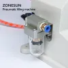 Processori zonesun a02 pneumatic pasta di ripieno liquido macchina in acciaio inossidabile crema di riempimento per manette macchine per il serbatoio 10 kg